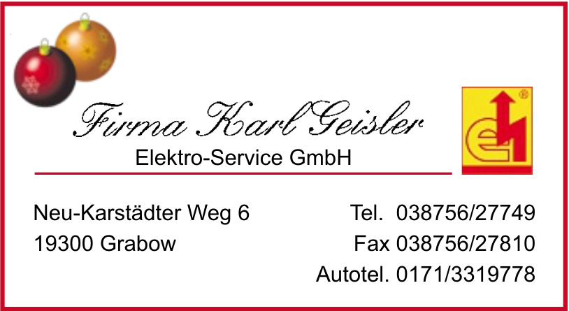 Firma Karl Geisler Elektro-Service GmbH