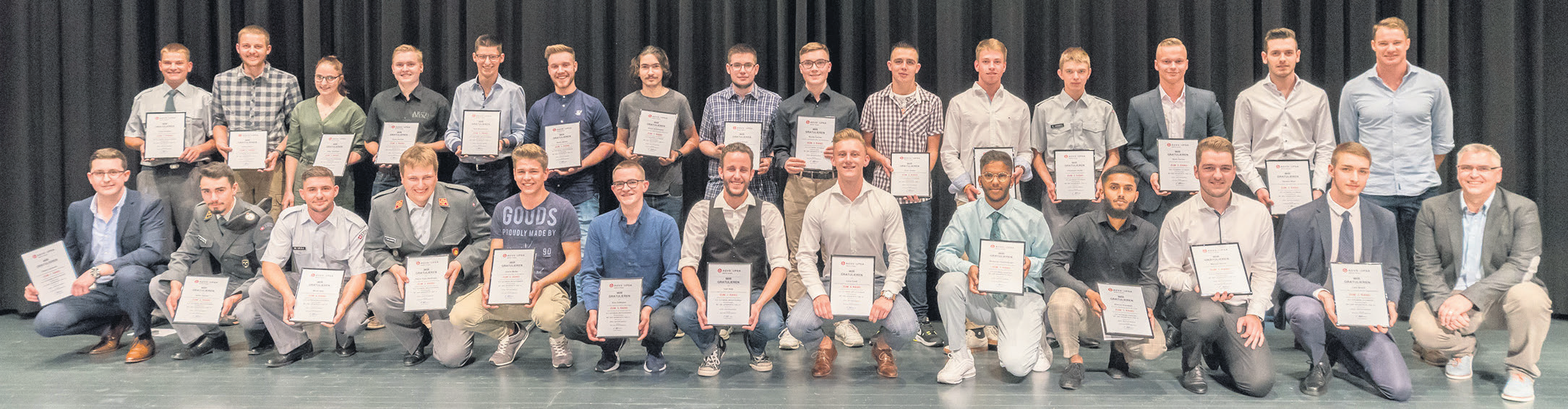 Diplomfeier des Autogewerbeverbandes AGVS. Diplomfeier des Autogewerbeverbandes AGVS.