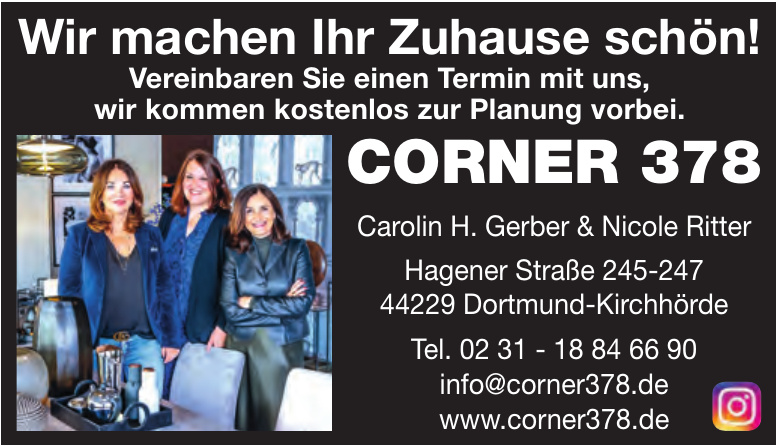 Corner 378 - Carolin H. Gerber & Nicole Ritter