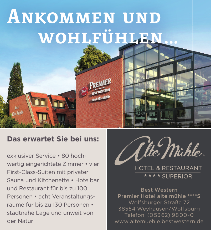 Best Western Premier Hotel Alte Mühle ****S Best Western Premier Hotel Alte Mühle ****S