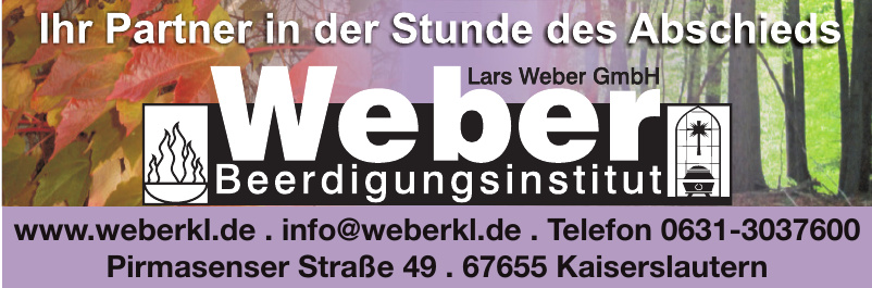 Lars Weber GmbH Beerdigungsinstitut