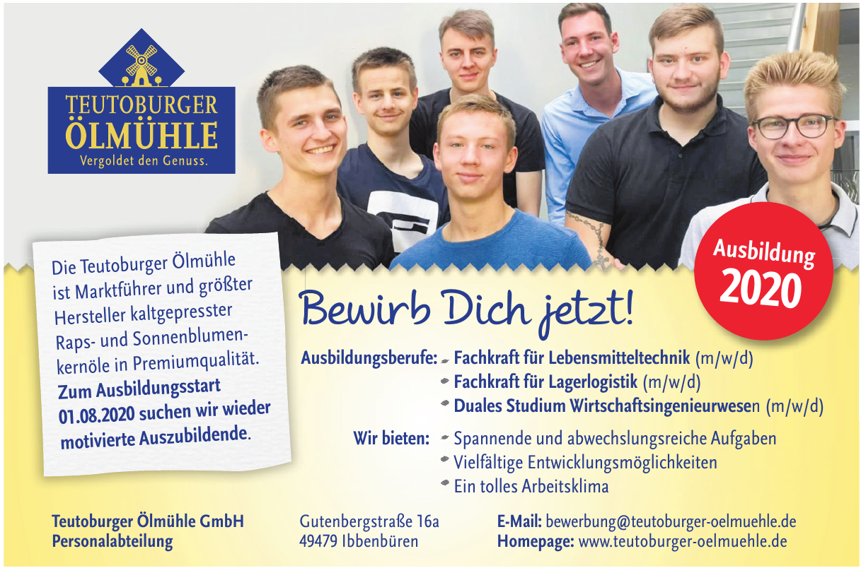 Teutoburger Ölmühle GmbH Teutoburger Ölmühle GmbH