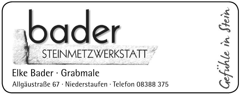 Elke Bader - Grabmale Elke Bader - Grabmale