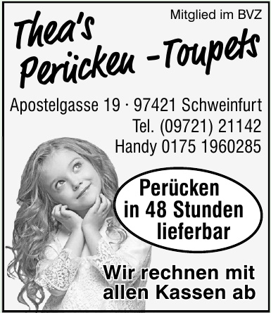 Thea‘s Perücken -Toupets Thea‘s Perücken -Toupets