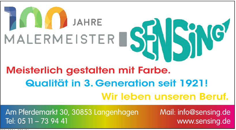 Malermeister Sensing GmbH