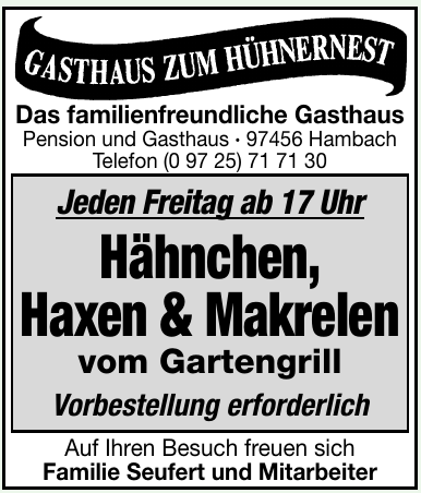 Gasthaus Zum Hühnernest Gasthaus Zum Hühnernest