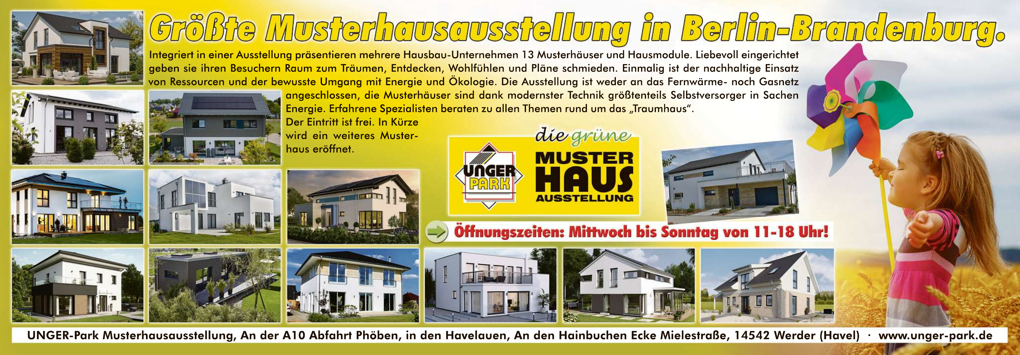 UNGER-Park Musterhausausstellung UNGER-Park Musterhausausstellung