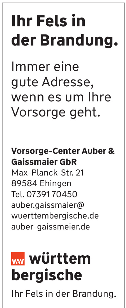 Vorsorge-Center Auber & Gaissmaier GbR