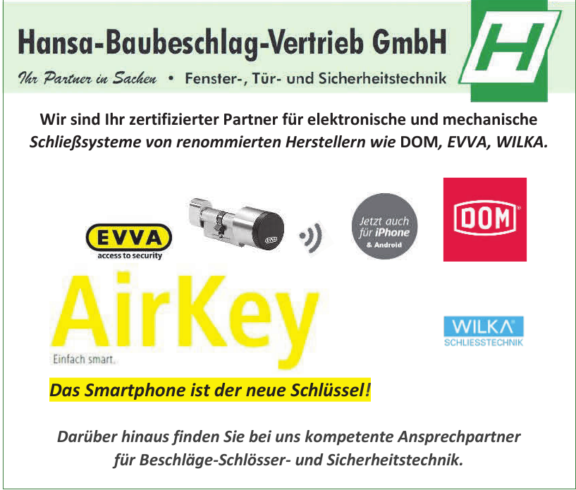 Hansa-Baubeschlag-Vertrieb GmbH Hansa-Baubeschlag-Vertrieb GmbH