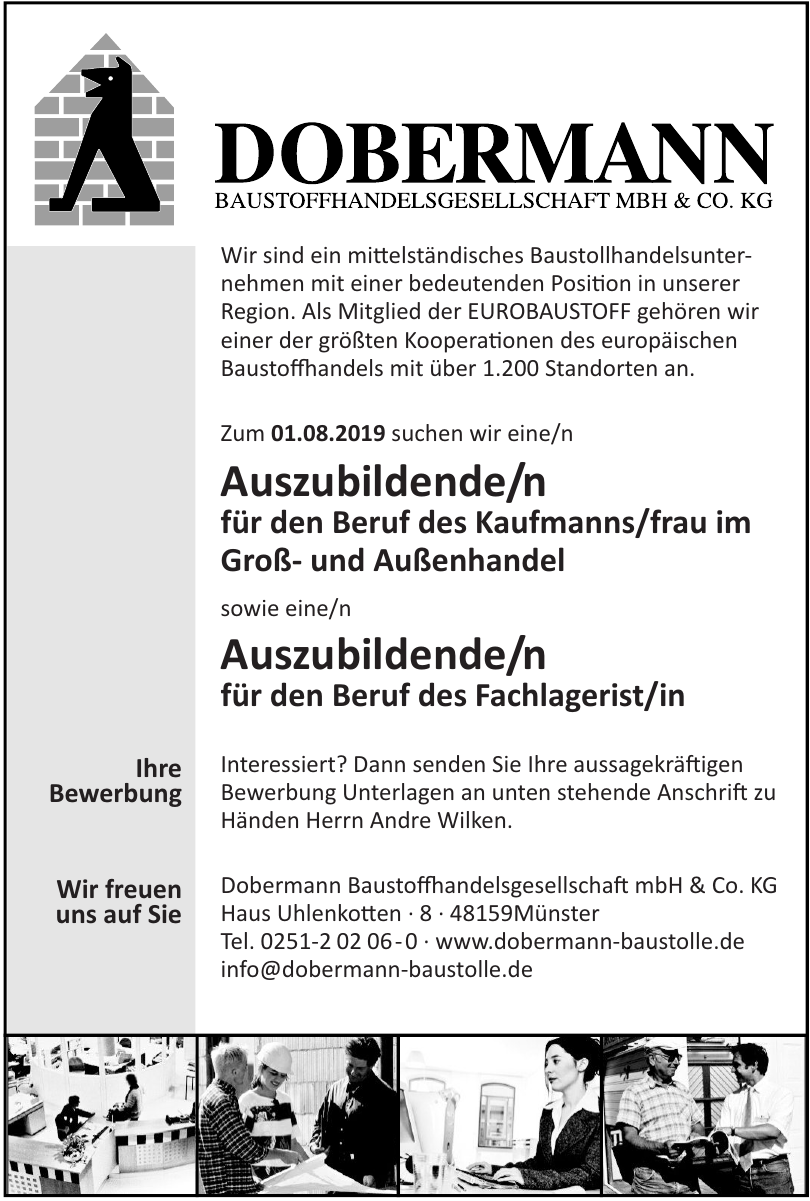 Dobermann Baustoffhandelsgesellschaft mbH & Co. KG Dobermann Baustoffhandelsgesellschaft mbH & Co. KG