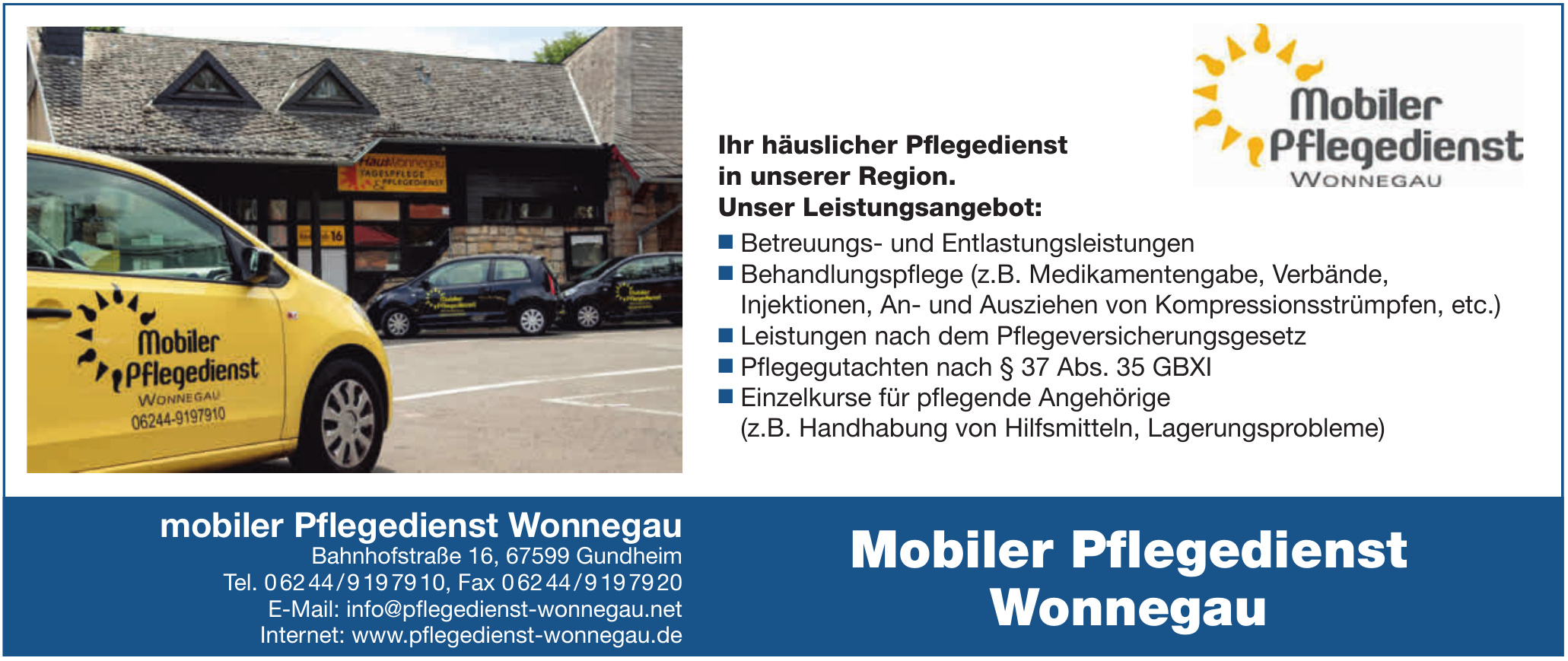 mobiler Pflegedienst Wonnegau