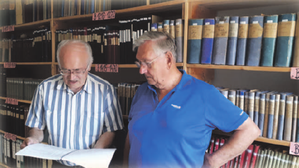 Auf dem Bild (von links): Paul Haueis und Siegfried Geiser Auf dem Bild (von links): Paul Haueis und Siegfried Geiser