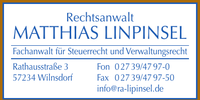 Rechtsanwalt Matthias Linpinsel Rechtsanwalt Matthias Linpinsel