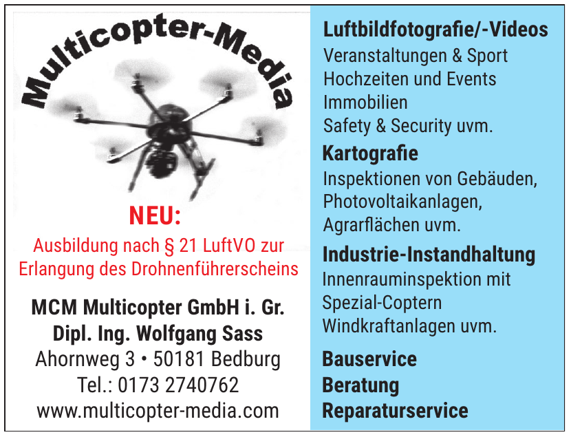 MCM Multicopter GmbH MCM Multicopter GmbH