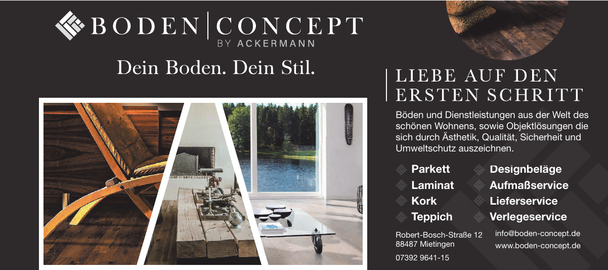 Boden Concept by Ackermann