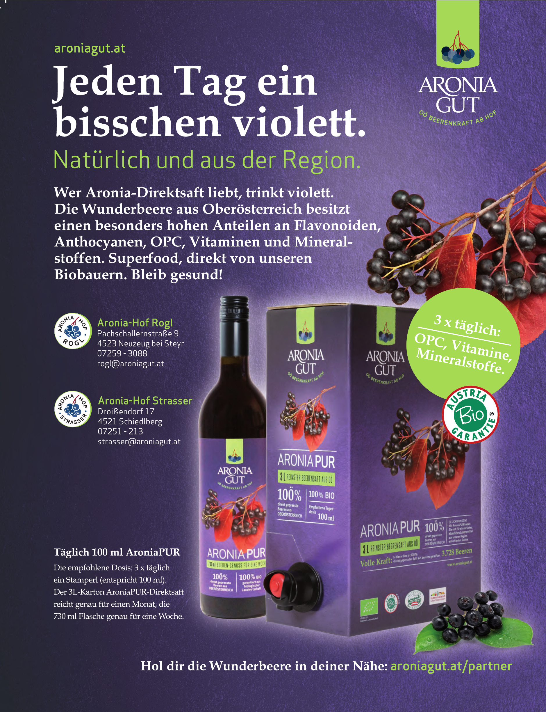 Aroniagut - Aronia-Hof Rogl Aroniagut - Aronia-Hof Rogl
