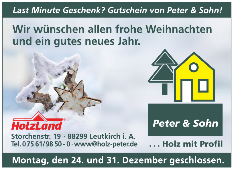 Peter & Sohn GmbH & CO KG Peter & Sohn GmbH & CO KG