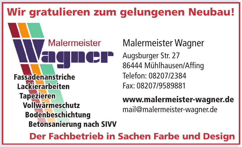 Malermeister Wagner