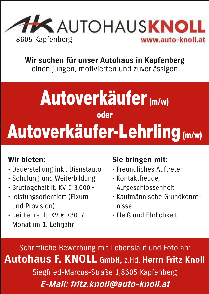 Autohaus F. KNOLL GmbH Autohaus F. KNOLL GmbH