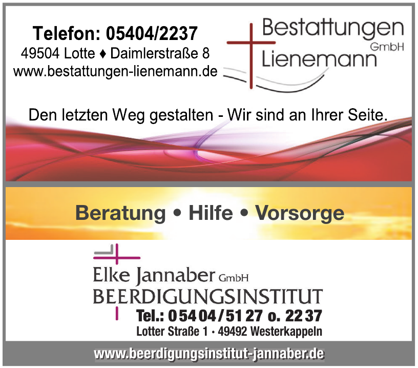 Beerdigungsinstitut Elke Jannaber GmbH Beerdigungsinstitut Elke Jannaber GmbH