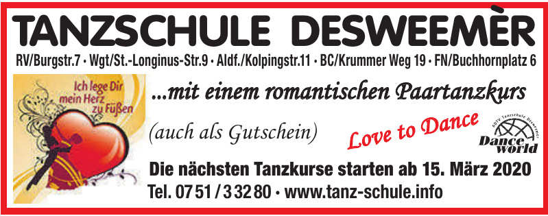 Tanzschule Desweeemér Tanzschule Desweeemér