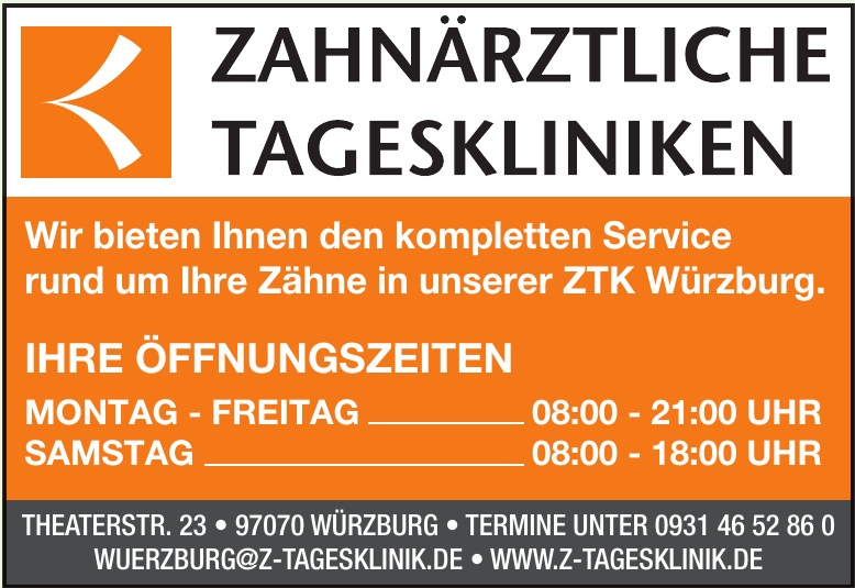 Zahnärztliche Tageskliniken Zahnärztliche Tageskliniken