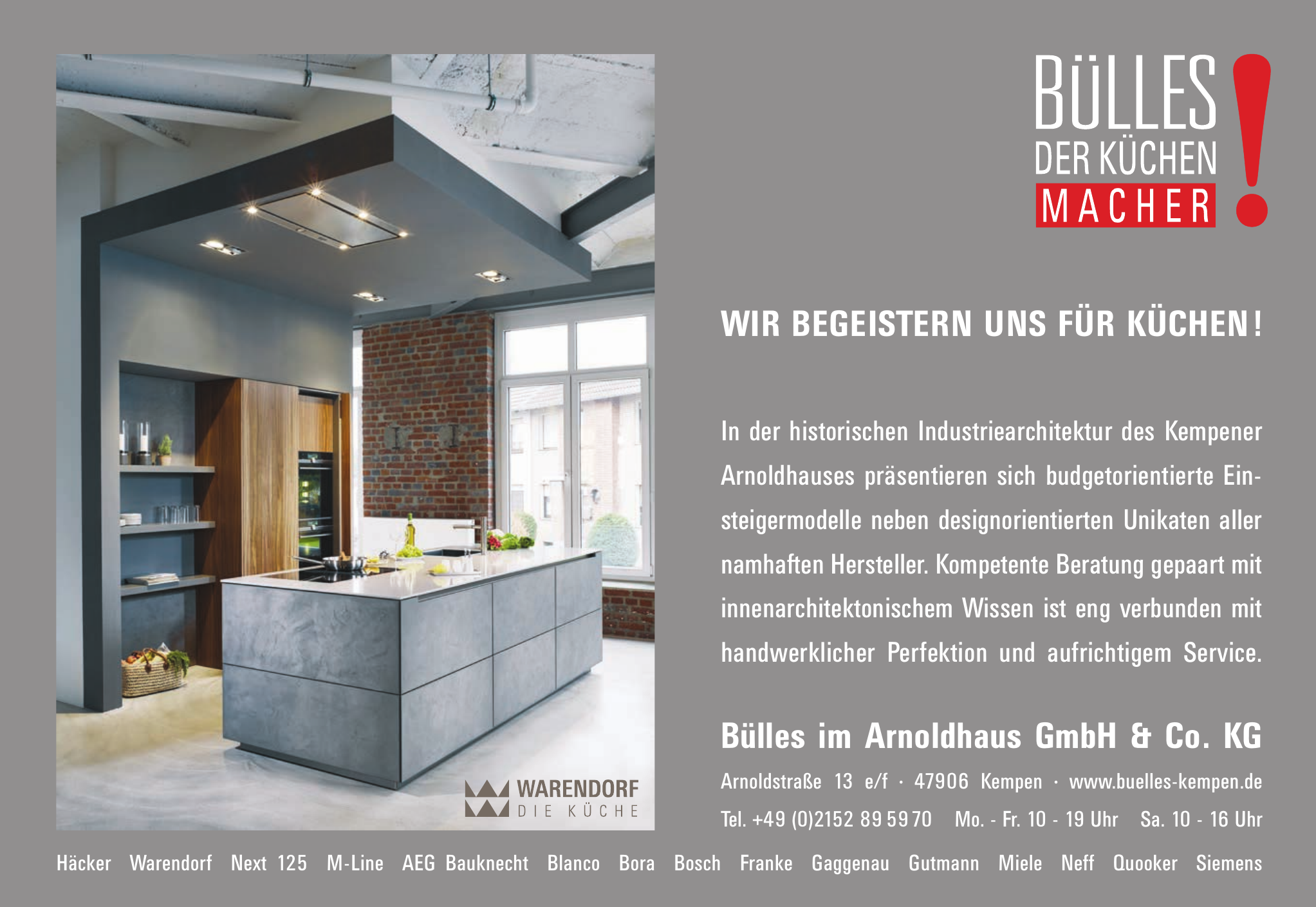 Bülles im Arnoldhaus GmbH & Co. KG Bülles im Arnoldhaus GmbH & Co. KG