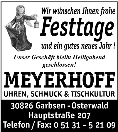 Meyerhoff Uhren, Schmuck & Tischkultur 