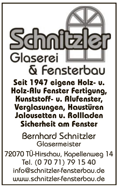 Schnitzler Glaserei & Fensterbau