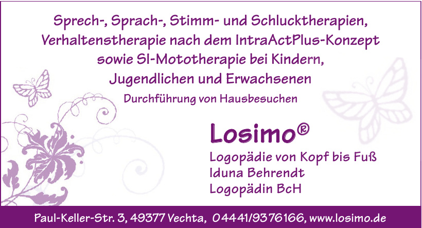 Losimo® - Logopädie von Kopf bis Fuß