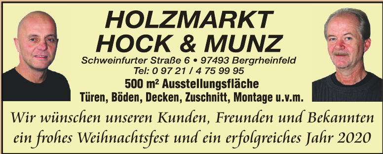 Holzmarkt Hock & Munz Holzmarkt Hock & Munz