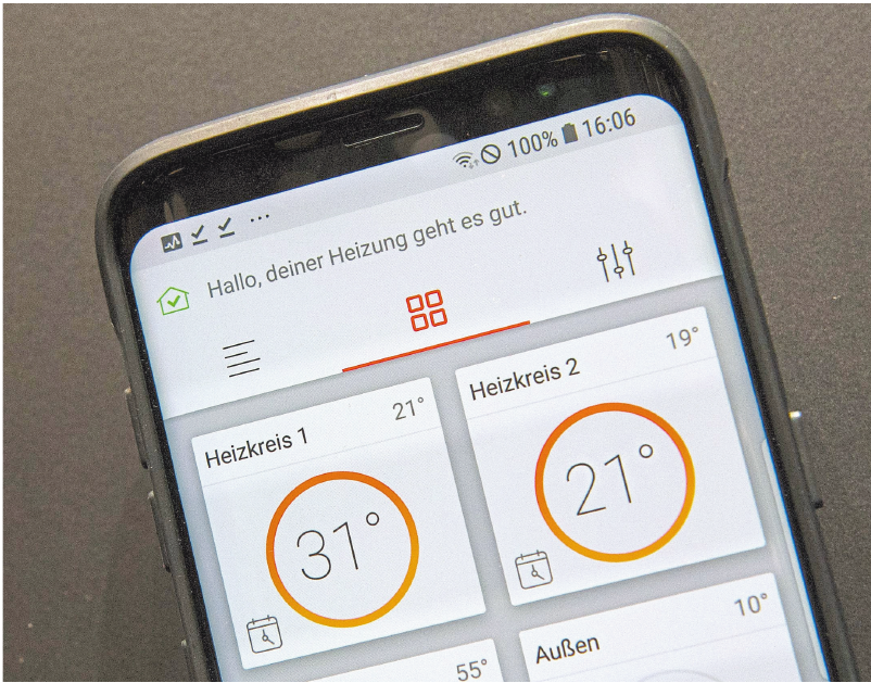 „Deiner Heizung geht es gut“ – im Smart Home schickt die Heizanlage dem Hausbesitzer Nachrichten auf das Smartphone. Foto: dpa „Deiner Heizung geht es gut“ – im Smart Home schickt die Heizanlage dem Hausbesitzer Nachrichten auf das Smartphone. Foto: dpa