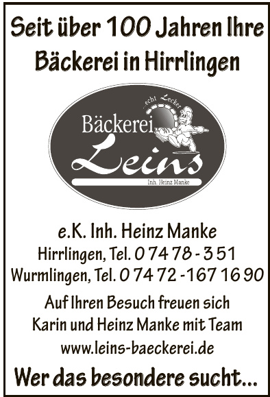 Bäckerei Leins e.K. Bäckerei Leins e.K.