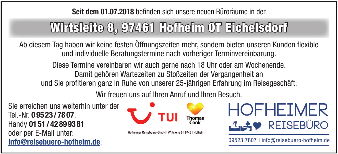 Hofheimer Reisebüro Hofheimer Reisebüro