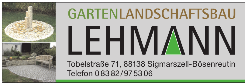 Garten und Landschaftsbau Lehmann GmbH Garten und Landschaftsbau Lehmann GmbH