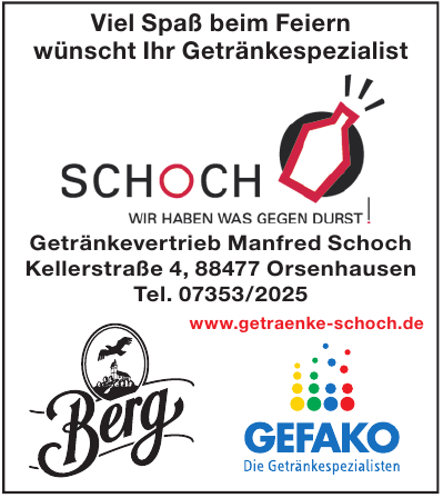 Getränkevertrieb Manfred Schoch Getränkevertrieb Manfred Schoch
