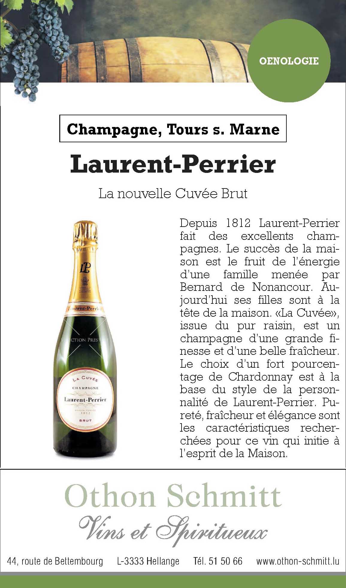 Othon Schmitt - Vins et Spiritueux