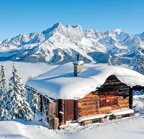 Die gemütlichen, kleinen Skihütten sind ein großer Pluspunkt des Städtchens Radstadt. Foto: picture alliance