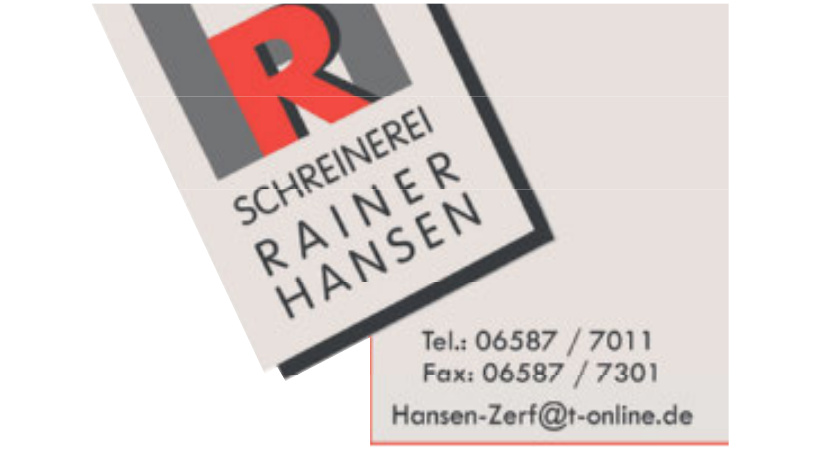 Schreinerei Rainer Hansen