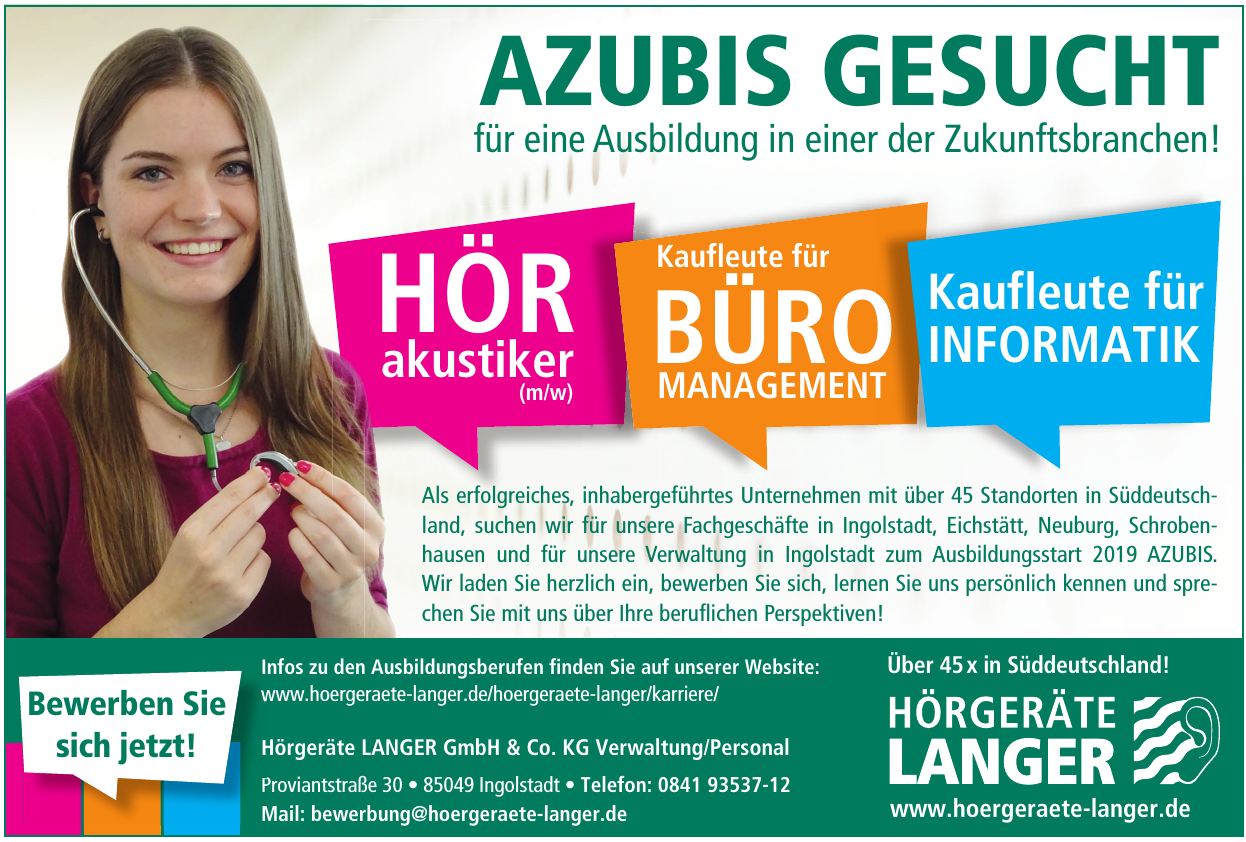 Hörgeräte Langer GmbH & Co. KG Hörgeräte Langer GmbH & Co. KG