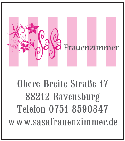 Sasa Frauenzimmer Sasa Frauenzimmer