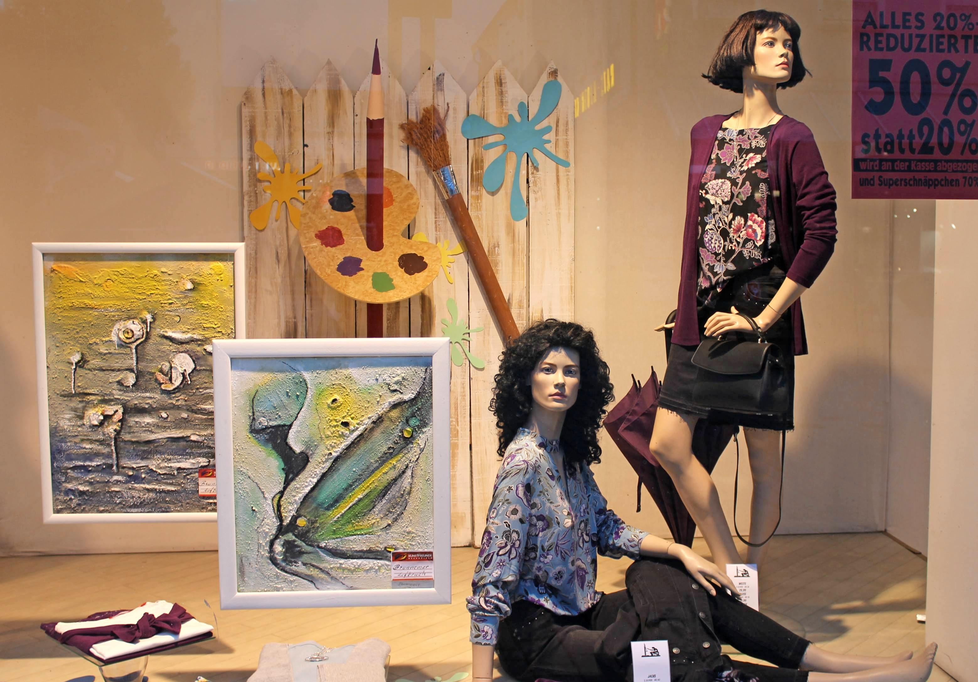 Wie gut Kunst und Kommerz miteinander harmonieren können, zeigt die alljährliche Aktion von Gewerbeverein und Neckarsulmer Kunstfreunden. Foto: Archiv/Macco Wie gut Kunst und Kommerz miteinander harmonieren können, zeigt die alljährliche Aktion von Gewerbeverein und Neckarsulmer Kunstfreunden. Foto: Archiv/Macco