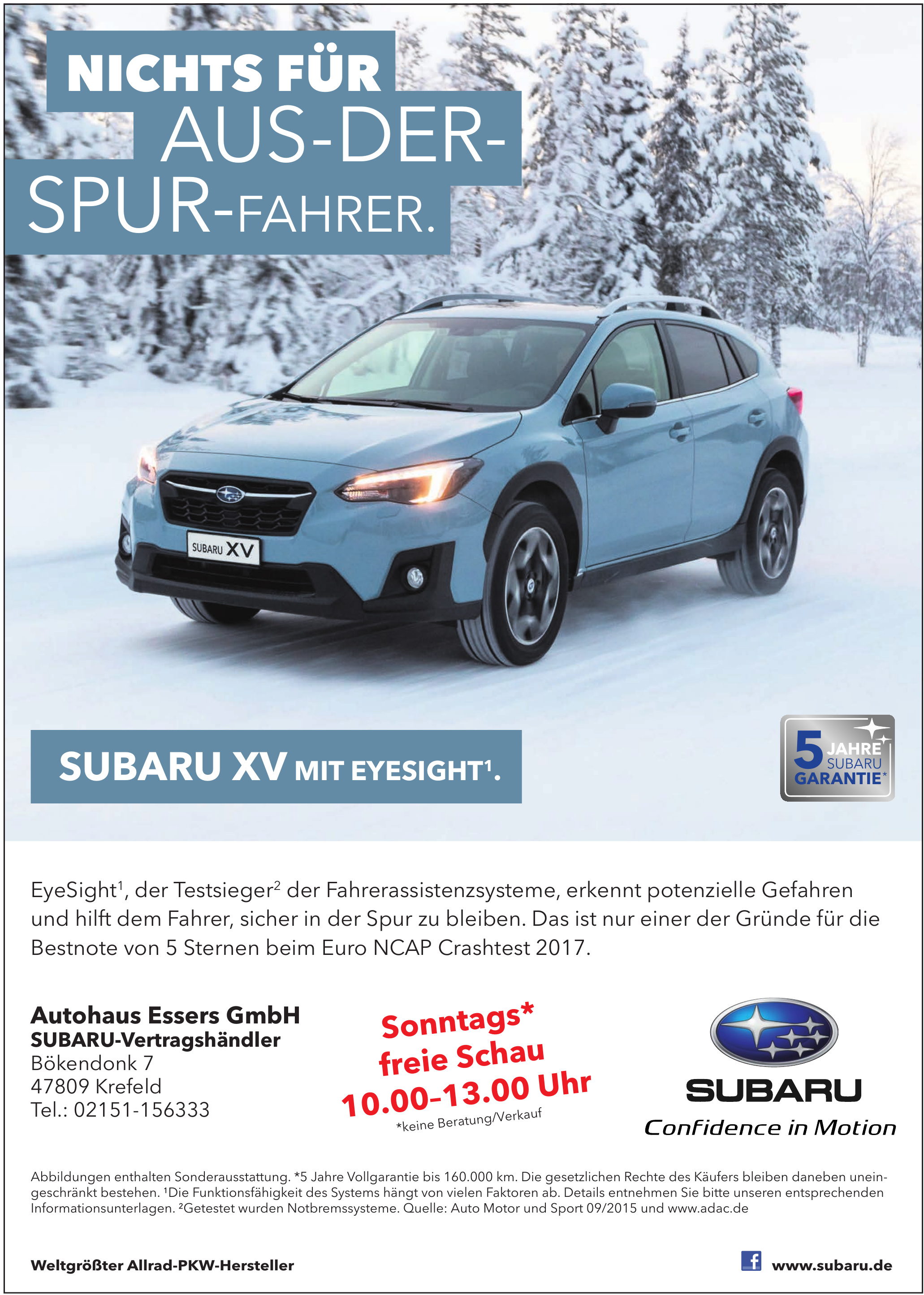 Autohaus Essers GmbH SUBARU-Vertragshändler Autohaus Essers GmbH SUBARU-Vertragshändler
