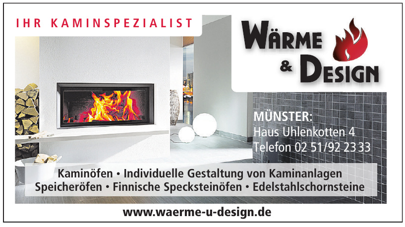 Wärme & Design Kamin- und Kachelofenbau GmbH Wärme & Design Kamin- und Kachelofenbau GmbH