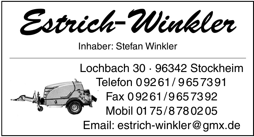 Estrich-Winkler, Inhaber Stefan Winkler