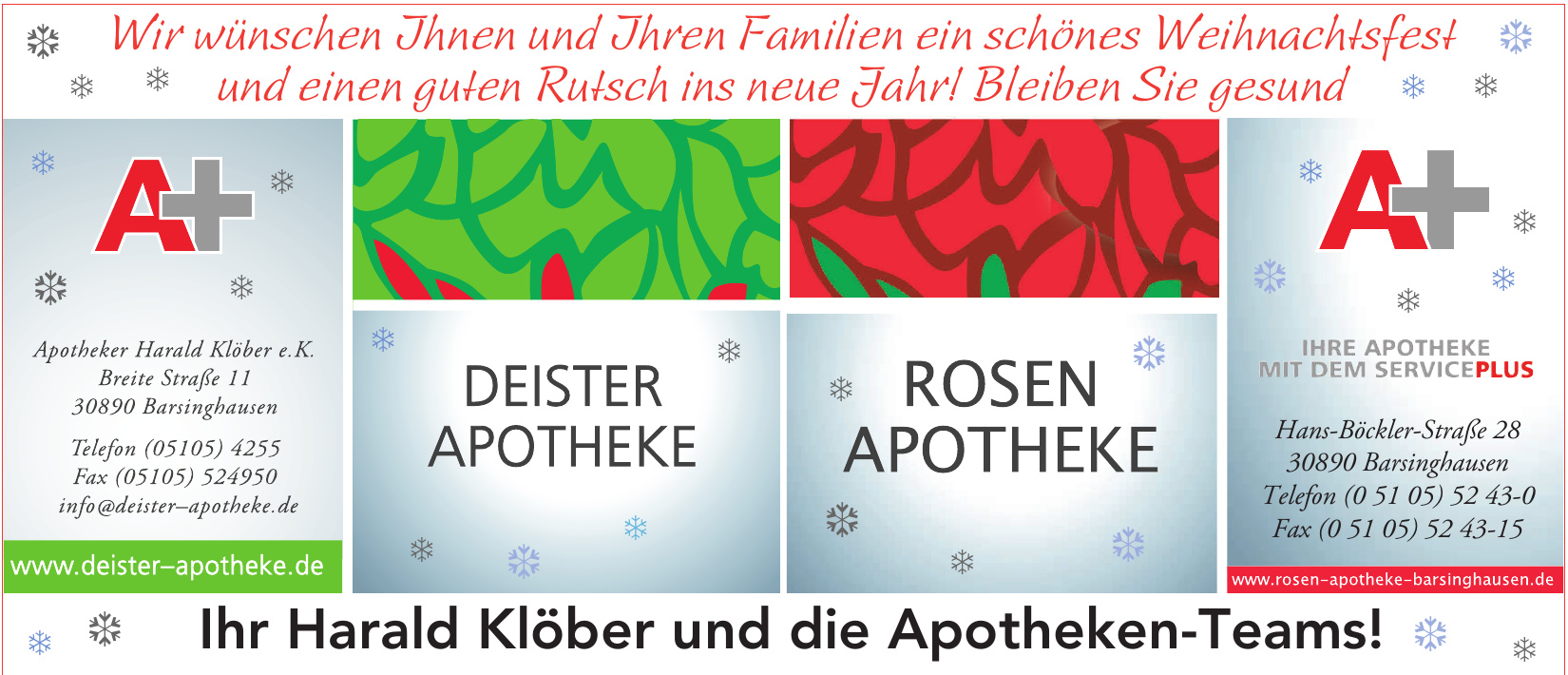 Apotheker Harald Klöber e.K. Apotheker Harald Klöber e.K.