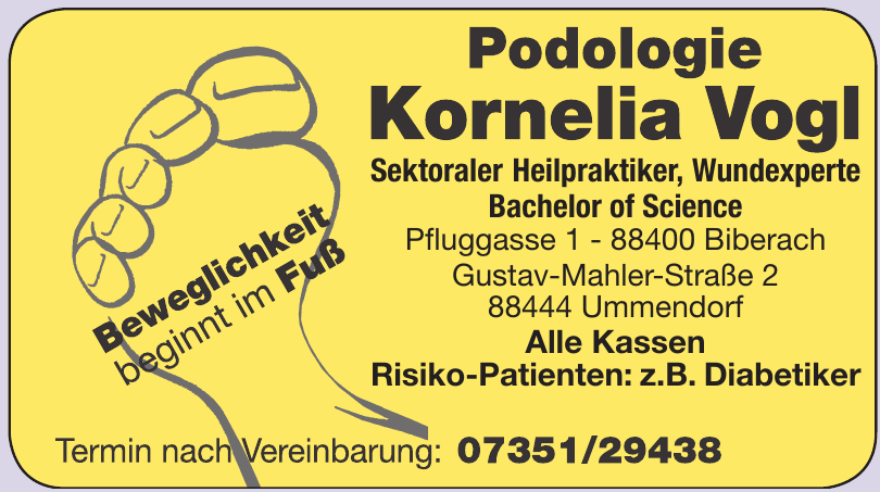 Podologie Kornelia Vogl Podologie Kornelia Vogl