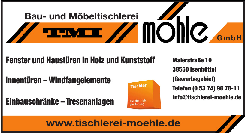 Bau- und Möbeltischlerei Mohle GmbH Bau- und Möbeltischlerei Mohle GmbH
