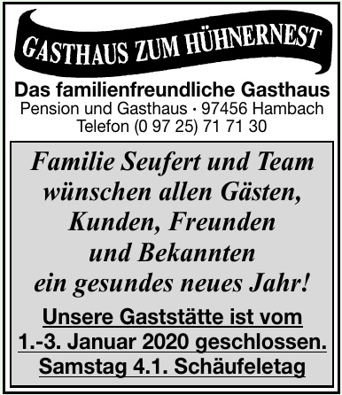 Gasthaus Zum Hühnernest Gasthaus Zum Hühnernest