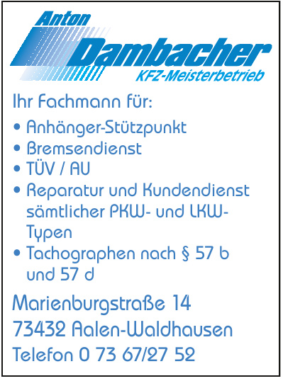 Anton Dambacher Anton Dambacher